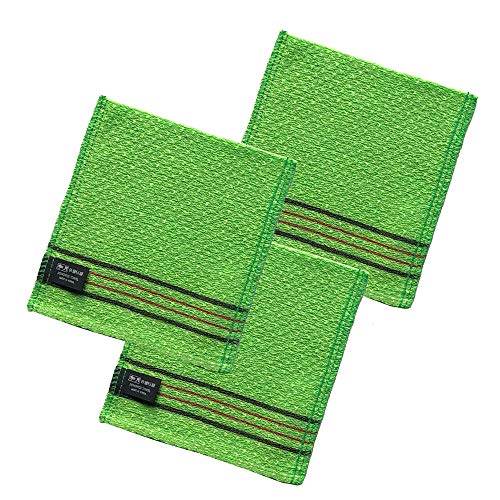 Корейската Отшелушивающая салфетка-скраб за тяло NOPIGO (3 опаковки) (зелен)