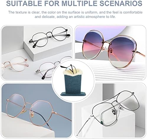 Калъф за очила Operitacx, калъф за очила, 2 бр., плюшено държач за очила, тъканта, поставка за слънчеви очила,