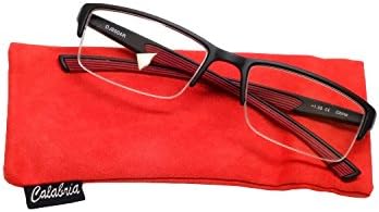 Очила за четене Calabria 6904 Flexie | Ридеры за мъже и жени | Оптимална яснота на зрението | В комплект Мек калъф / 11Powers