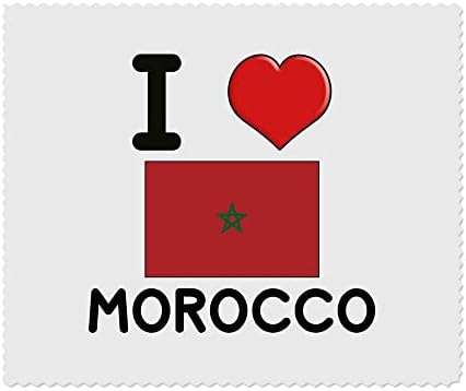 Azeeda 2 x Кърпички за почистване на лещи и очила от микрофибър I Love Morocco (LC00017302)