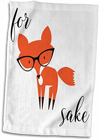 Кърпа за ръце 3D Rose for Fox Sake, 15 x 22