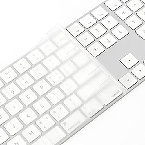 Калъф за клавиатура Apple iMac Magic Keyboard с цифрова клавиатура MQ052LL/A A1843 ултра тънък Силиконов Голям Защитник на