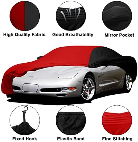 Вътрешен автомобилен чанта за носене, която замества Corvette C5 1997-2004 година на издаване, Луксозен еластичен Сатен, Дишаща