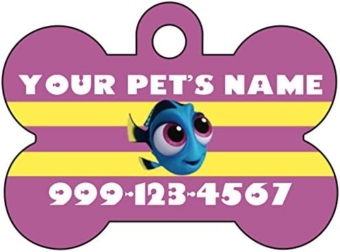 Етикет на Кучето идентификация на домашни любимци Бебе Dori Изработени по Поръчка Персонализирани с име & номер