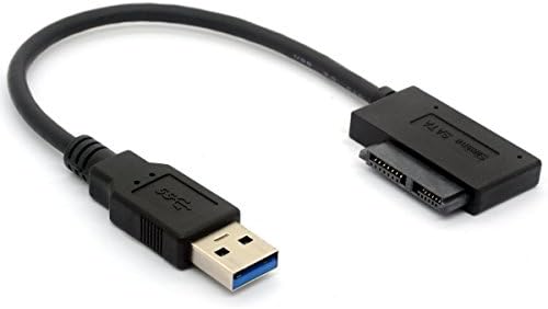 USB 3.0 до 7 + 6 13Pin Тънък Кабел SATA Адаптор за Лаптоп CD DVD ROM Оптично Устройство