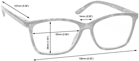 Очила за четене Фирма Тъмно Кестеняв Red Readers С Големи Дизайнерски Мъжки кутия пролетта панти R51-Z +1.25