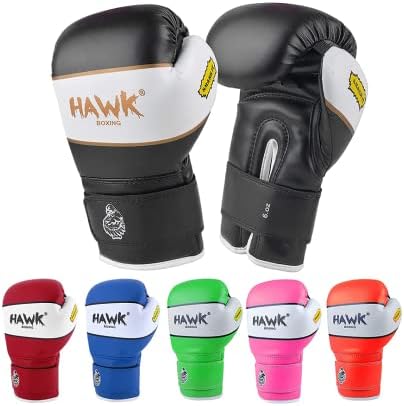 Спортни боксови ръкавици Hawk за деца за пълната си сила на удара и блокира, Детски Боксови ръкавици за безопасни Спаррингов