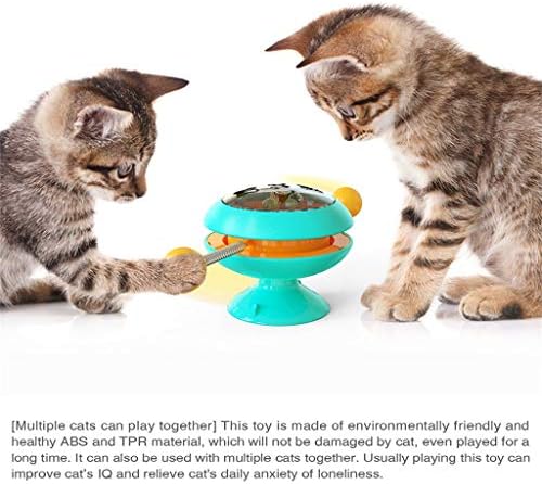 SLATIOM Въртящи се Играчки за Котки, Аксесоари с Интерактивни Уроци Играчки за Котки, Аксесоари за котки, Стоки