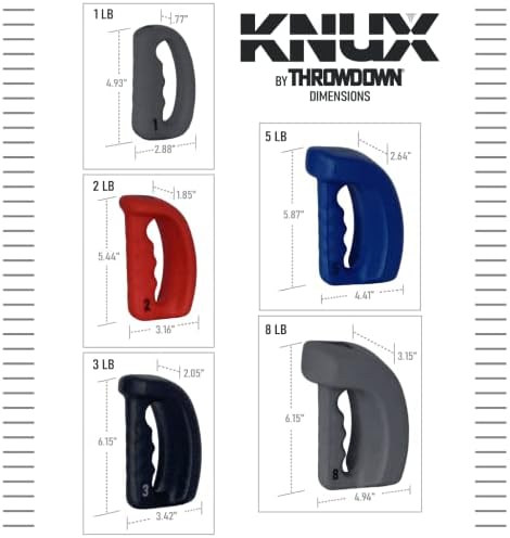 Гири за ръцете KNUX Премиум-клас за скрито бокс и фитнес