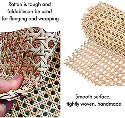 yeSQMI Предварително Тъкани лист за плетене от тръстика с отворена Мрежа, лист за плетене от ратан, Пресована лист за плетене
