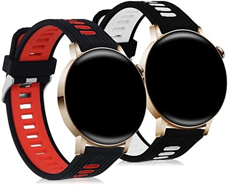 Въжета за часа kwmobile, съвместими с Huawei Watch GT 3 Pro (43 мм) / Watch GT 3 (42 мм) - Комплект от ленти от 2 сменяеми