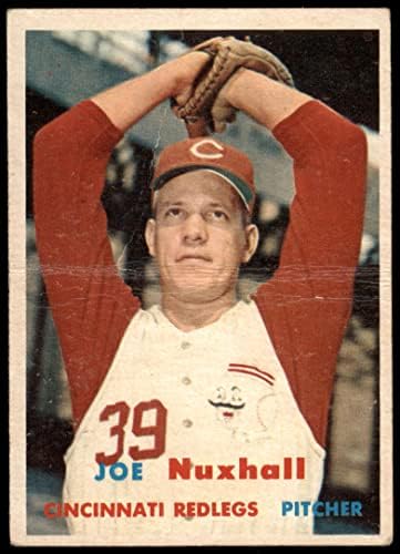 1957 Topps 103 Джо Наксхолл Синсинати Редс (Бейзболна картичка) СПРАВЕДЛИВИ червени