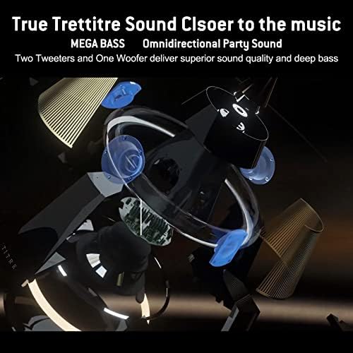 Bluetooth-високоговорител Tresound Hi-Fi от trettitre със съраунд звук на 360 ° и дълбоки бас, дървен корпус