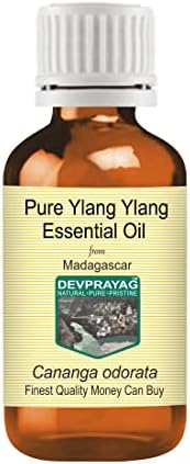 Чисто етерично масло Иланг-иланг Devprayag (Cananga odorata) Парна дестилация 50 мл (1,69 унция)