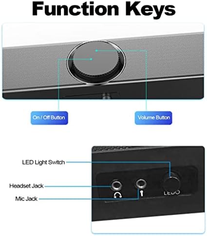 LHLLHL Говорител захранва от USB Преносими Компютърни Тонколони 3.5 мм Аудио Жак за Микрофон Жичен Звукова Панел