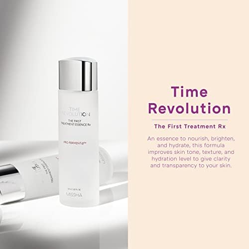 MISSHA Time Revolution The First Treatment Essence RX 150 мл - Копър / Тонер, Който Хидратира и Изглажда кожата, създаване