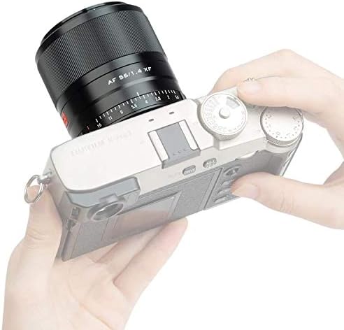 Портретен обектив Viltrox с автофокус 56 мм F1.4, съвместим с беззеркальными камери формат Fujifilm X-Mount APS-C, в комплект с кърпа за почистване на обективи HogoR