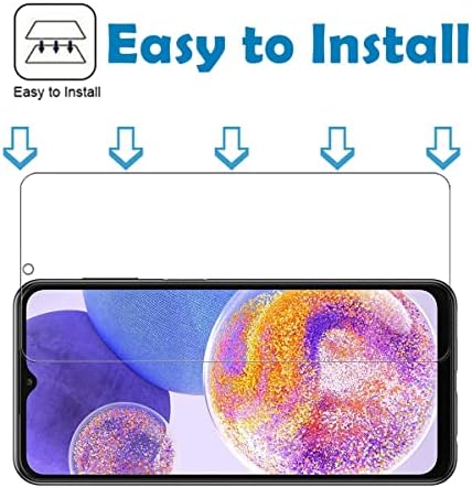 AISELAN за Samsung Galaxy в а23 5G Предпазно стъкло за екран, [2 т.] Прозрачно, висока резолюция, устойчиви на