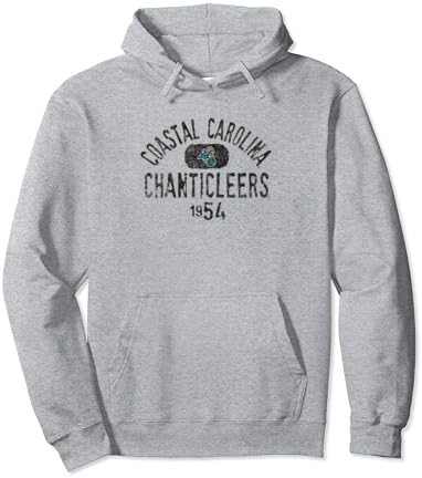 Coastal Carolina Chanticleers 1954 Ретро Пуловер с Логото на Hoody с качулка
