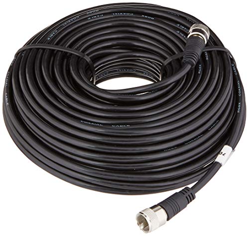 Коаксиален кабел-конектор RG8X - RG8X Коаксиален кабел Антена UHF CB - Коаксиален кабел CB – 100 фута / 30,4 метра