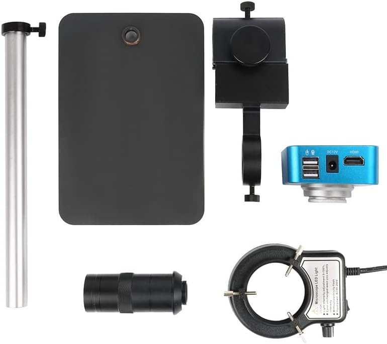 Комплект аксесоари за микроскоп за Възрастни Цифров Видеомонокулярный Микроскоп 48MP 4K, HDMI, USB Камера IMX335