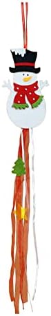 AFEIDD Творчески Коледна Украса Нетканая Коледно Дърво, Коледна Панделка за Окачване Коледна Украса за масата Централните елементи (C, Един размер)