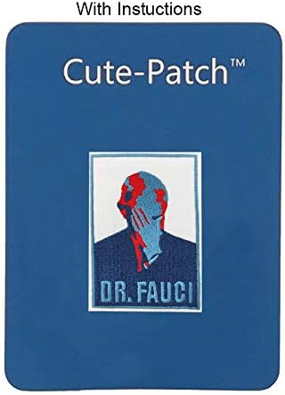 Сладък етикети Меми с Нашивкой Dr. FAUCI за Балсам за лице, Бродирани Желязо Нашивке