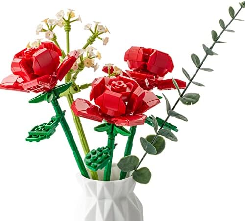 Комплект за направата на Букет Рози TAODUDU, Изкуствени Цветя Градивни елементи, Цветя, Играчки за Свети Валентин,