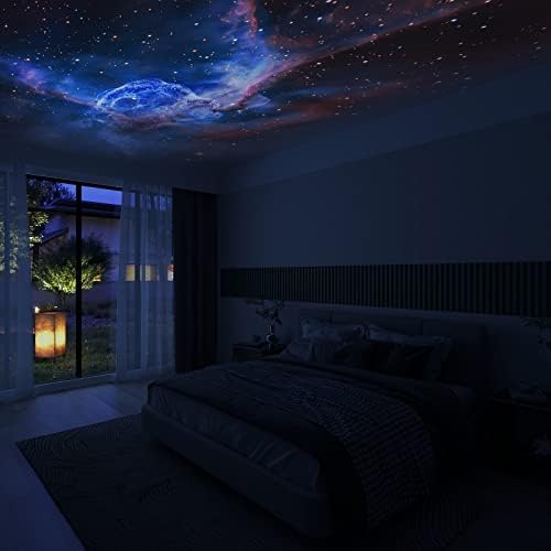 Проектор Galaxy Звезден Прожектор за нощно небе, Проектор Planetarium Galaxy и Проектор Galaxy Night Light за деца, лека нощ Galaxy като домашен Планетариум, Проектор Planetarium за спални (Orzorz)