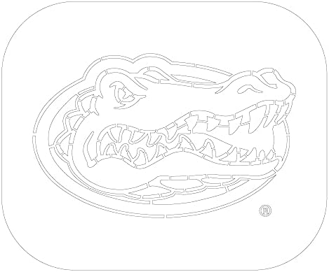 U-Образна форма Шаблони за Границата с главата Флоридского Алигатор - FUOOS-601