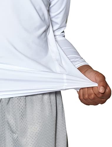 Компресия Ризи TSLA Kid 's & Boy' s Cool Dry с дълъг ръкав, Спортни Тренировочная Риза, Спортна Тениска с Базовия слой