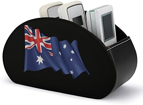 Кожен държач за дистанционното управление с флага на Австралия, 5 офиса, офис кутия за съхранение, тенис на тава