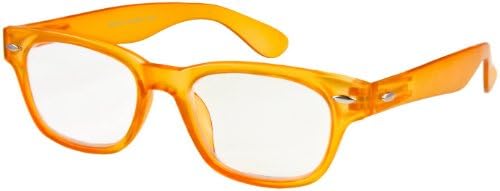 Очила за четене в класически стил, I NEED YOU, Читателите, оранжево Дървесни + 3,5 сила или изберете своята сила