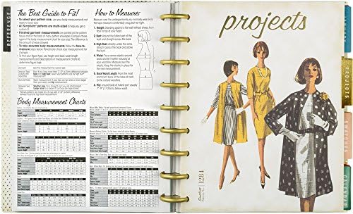 Планер Винтажного модерен Шевни Simplicity на 12 месеца, 232 страници, 8,6 x 9,5