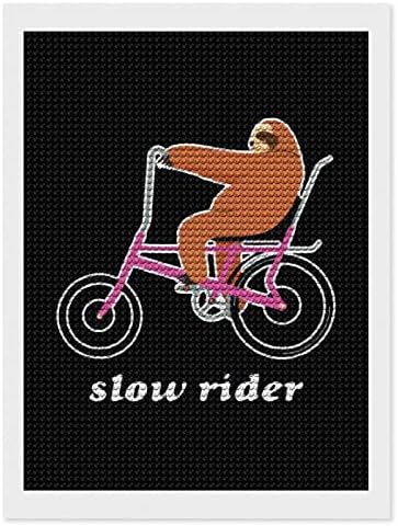 Slow Rider Ленивец Потребителски Диамантени Комплекти За Рисуване Художествена Картина на Номера за Украса на Дома Стените