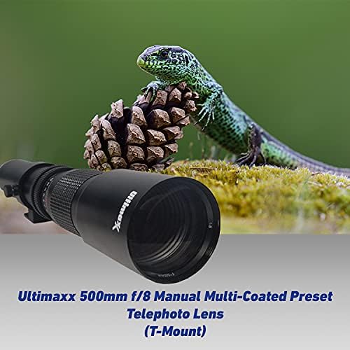 Телеобектив Ultimaxx 500mm f/8 с предустановкой за беззеркальных фотоапарати Nikon Z7, Z7 II, Z6, Z6 II, Z5, Z50 и други