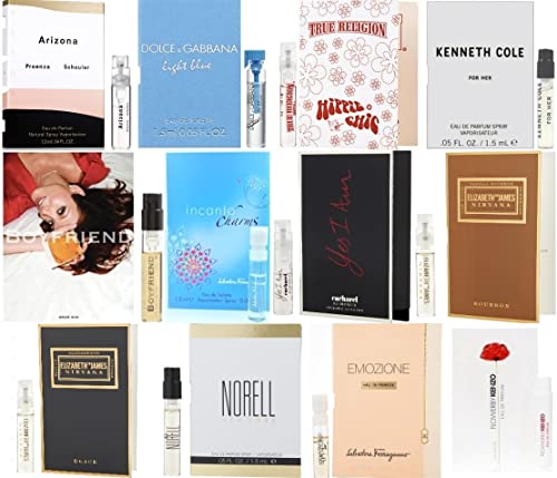 Набор от пробников женски парфюм x 12 Бутилки за проби - високо качество на Мостри на аромати Desginer (комплект 1a)