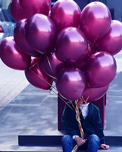 Виолетово-Златни балони за Виолетово-златни бижута за бала в чест на рождения Ден на жените в 15 парчета Виолетово-Розово Злато Сватбени Виолетово-Златни Украса за ?