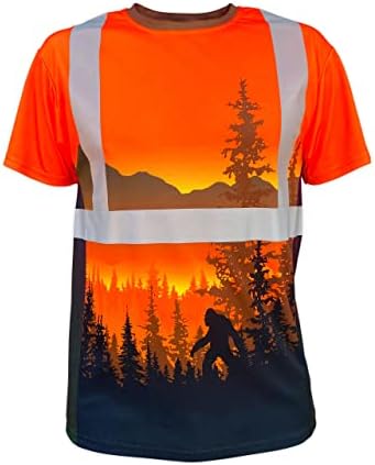 Тениска SafetyShirtz SS360 Wildland Tee - ANSI Class 2 - Оранжево