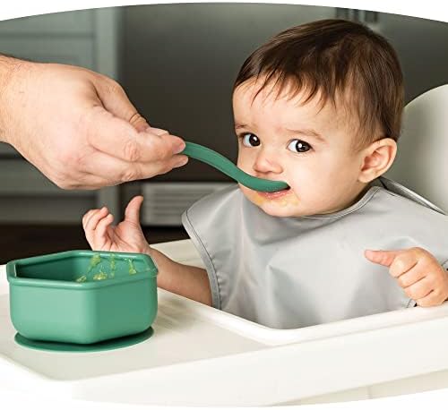 Силиконовата издънка на Tiny Туинкъл с капак за бебета и малки деца - силикон - Не съдържа BPA - Безопасно за