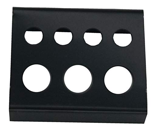 mazuu 1 опаковка подстаканников с пигментными мастило за татуировки (черен, 7 дупки)