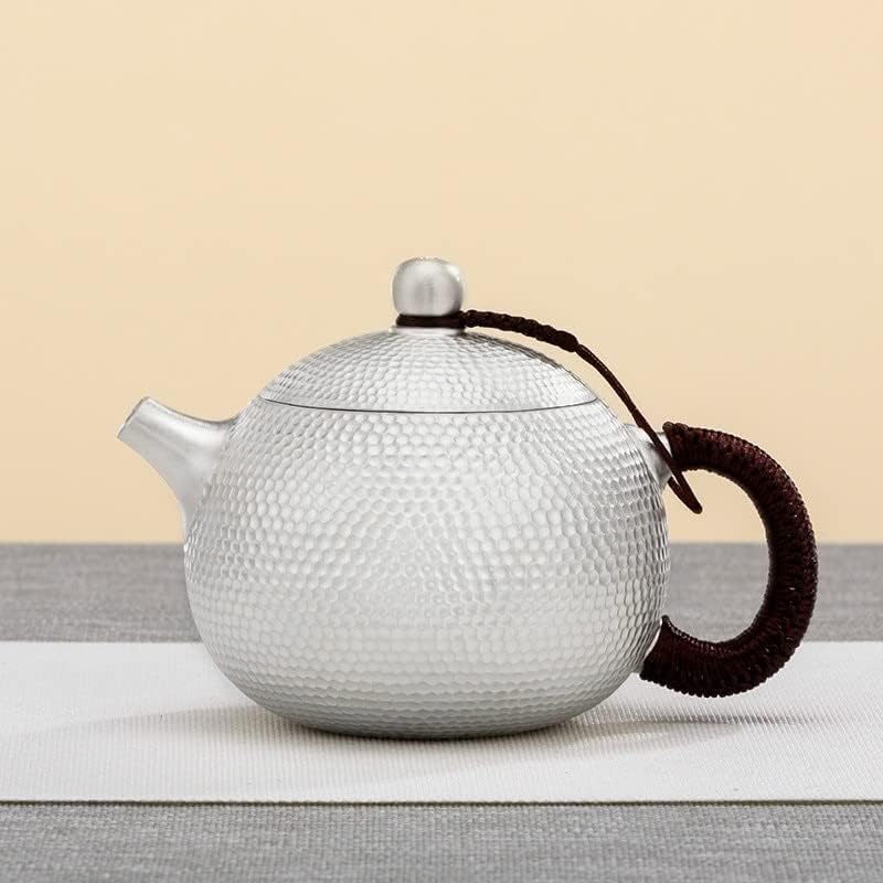 кана Сребърна Кана от сребро проба 999, чайникът за Домашна употреба, Набор за приготвяне на Храна, Малък Чайник, Сребърен Чаен