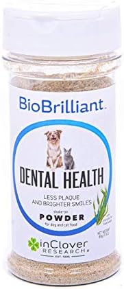 In Clover BioBrilliant паста за Подкрепа на прах за кучета и котки & Smile Daily Dental Health Меки за Дъвчене смес за котки (10,5 грама)