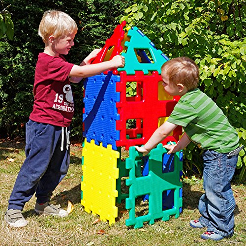 Polydron Kids XL Комплект от 1 Развивающей играчка-Конструктор - Многоцветен - Детски комплект за творчество - Комплект