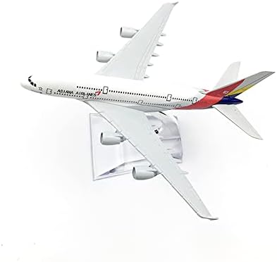 Боец от лят под налягане на алуминиеви REELAK за: Самолет Airbus A380 Asiana Airlines в мащаб 1/400, Модел самолет от сплав