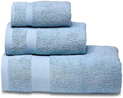 Набор от меки кърпи / хавлии DSHGDJF Памук, кърпи за баня, Махровое кърпа, Гъба, Абсорбира влагата, Хотелски качество за баня (Цвят: Сив)
