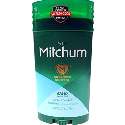 Mitchum Men Advanced Control, Clean Control Невидимото твърдо вещество 2,7 унции (опаковка от 8 броя)
