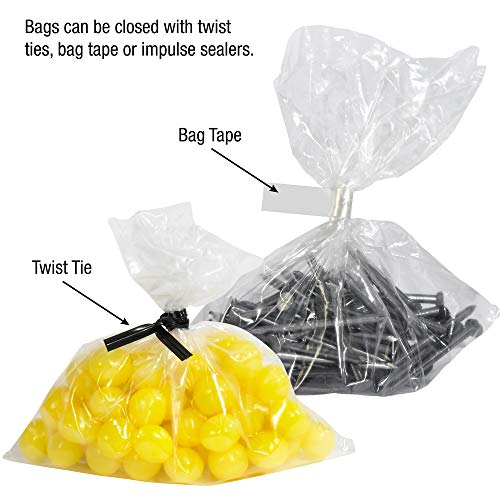 СКОРОСТНА САЩ BPB629 Плоски найлонови торбички, 2 мил., 26 x 48, прозрачно фолио (опаковка от 250 броя)