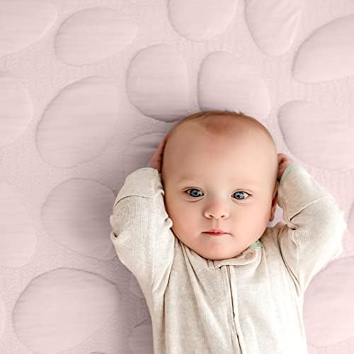 Водоустойчив чаршаф за бебешко креватче DreamSheet – Руж (Светло розов)