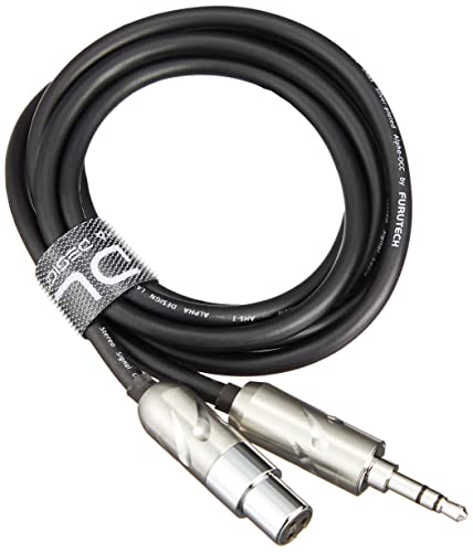 Кабел за слушалки FURUTECH ADL IHP35X2-1,3 М 3,5 мм Стерео Мини-жак за свързване на Mini XLR-F 4,9 фута (1,3 м), 1 бр.